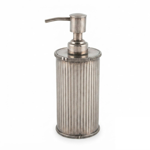 Dispensador de Jabón de Acero Inoxidable con Diseño Griego Dorado, Botella de Metal Premium con Bomba para Líquido o Loción, Ideal para Hoteles y Baños Modernos - Product Image 4