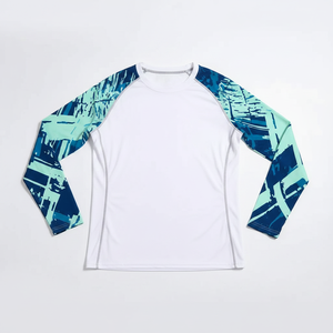<b>Men</b> Long Sleeve Rash Guard <b>Compression</b> <b>Shirt</b> Quick Dry Breathable MMA Fight Top Custom Logo - Product Image 5