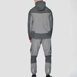Men's Lightweight <b>Waterproof</b> Windbreaker <b>Jacket</b> Custom Logo Outdoor Sport Hooded Windproof Running Training Coat Activewear - Product Image 2