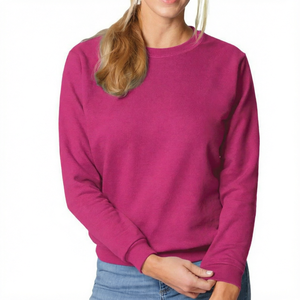 Sudadera con Capucha Blanca de Manga Larga para Mujer, Cómoda, de Algodón y Felpa, Gruesa, de 500g, con Bordado Invernal - Product Image 3