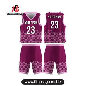 Conjunto de camiseta de baloncesto personalizada, sublimada, de secado rápido, unisex, para adultos, con cuello en V, sin mangas, nombre del equipo 23 - Product Image 1