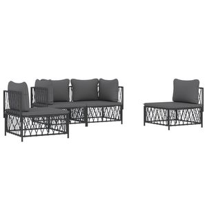 Set Lounge da Giardino Antracite - Product Image 3