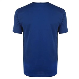เสื้อยืดคอกลมแขนสั้นสีน้ำเงินสำหรับผู้ชาย ทรงปกติ สไตล์สตรีทแวร์ ผ้าฝ้ายออร์แกนิค 100% เป็นมิตรกับสิ่งแวดล้อมและระบายอากาศได้ดี - Product Image 6