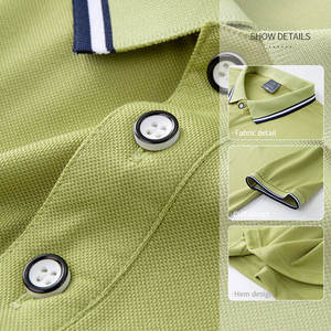 Conjunto de Camiseta Polo Unisex 2026, 100% Poliéster, Manga Corta, Personalizable al por Mayor, con Impresión Puff, Ropa Publicitaria para Hombre - Product Image 4