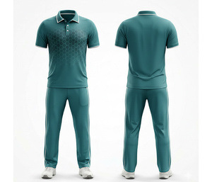 Breathable Sublimation <b>Cricket</b> Apparel for Clubs & Teams | Men Women Youth <b>Cricket</b> Wears Polo Shirt and Trouser Full Team - Product Image 2