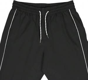 Pantalones Harem Negros para Hombre, Cintura Elástica con Cordón, Bolsillos Laterales, Estilo Urbano, Pantalones Jogger Casuales, Transpirables, de Peso Medio, para Primavera - Product Image 5