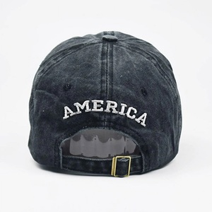 European American Style Men's Spring Summer Washed Distressed Denim <b>Dad</b> <b>Hat</b> Outdoor Casual Sun <b>Hat</b> Baseball Caps for Wholesale - Product Image 4