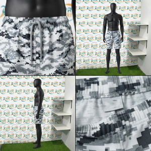 Shorts décontractés pour hommes, shorts de sport pour adultes, vente en gros, vêtements de sport pour hommes, shorts de course couleur unie - Product Image 6