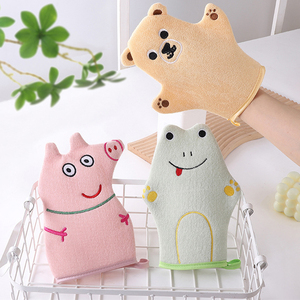 Cartoon Bath Glove for Kids-Gentle Scrub Sponge with Thermal Feature for Sports & Cycling Pain-Free Cleansing Home Use - Product Image 5