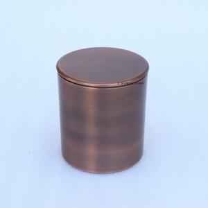 Recipiente para Velas de Cobre Hecho a Mano con Acabado Mate, Recipiente de Cera Perfumada con Logotipo Personalizado para Decoración del Hogar - Product Image 2