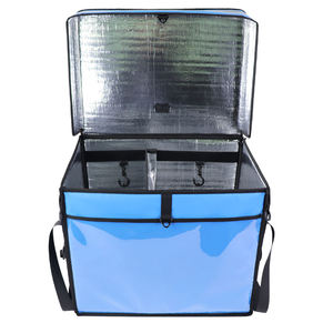 Premium <b>Custom</b> 80L Motorcycle Delivery <b>Box</b> Foldable Thermal <b>Insulated</b> Food Bag for Scooter Rider OEM Private Label Cooler Bag - Product Image 1