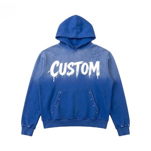 Sudadera con Capucha de Felpa Francesa con Logotipo Personalizado, Sudadera Holgada, Sudadera de Moda, Servicio de Producción al por Mayor - Product Image 3