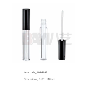 หลอดลิปกลอสเปล่าสำหรับใส่เครื่องสำอางแบบน้ำ พร้อมโลโก้และฉลากส่วนตัว - Product Image 1