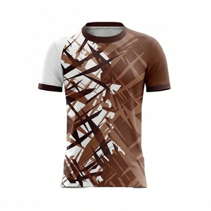 Wholesale custom soccer jersey Men's Gym <b>T</b>-<b>Shirts</b> Quick Dry Breathable Fitness soccer jersey Short Sleeve Running Sports - Product Image 5