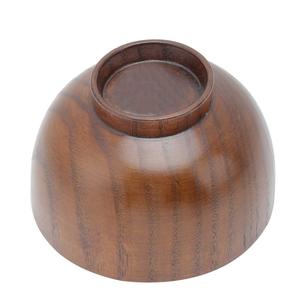 Cuenco de Madera de Acacia Pulida con Pedestal para Servir, Uso en Cocina, Cuencos para Mezclar, Reutilizables, Aptos para Lavavajillas, Hechos a Mano, Ecológicos, para Fiestas - Product Image 4
