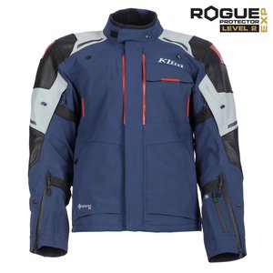 เสื้อแจ็คเก็ตมอเตอร์ไซค์ Rogue EXP สำหรับผู้ชาย สีน้ำเงิน กันน้ำ GORE-TEX Pro Level 2 พร้อมแผ่นป้องกัน สีบล็อก น้ำหนัก 220 กรัม แขนยาว ใส่ได้ทุกฤดู - Product Image 1
