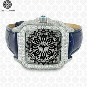 Montre de luxe Charm Jewells en acier inoxydable, cadran analogique de 40 mm, cristal saphir, bracelet en acier inoxydable lumineux, mécanique pour homme - Product Image 3