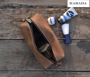 Genuine Leather Wash Bag Men's Toiletry Bag <b>Travel</b> Dopp <b>Kit</b> Handcrafted Shaving <b>Kit</b> Leather Cosmetic Pouch Best Gift for Man - Product Image 3