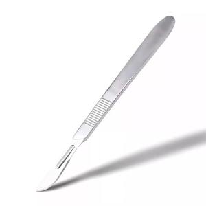 Lame de scalpel chirurgical en acier inoxydable, manuelle, pour chirurgie générale, instrument certifié CE classe I - Product Image 6