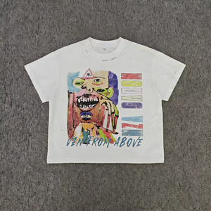 เสื้อยืดผู้ชายสั่งทำพิเศษ พร้อมลายปัก 3 มิติ พิมพ์ลายสกรีน สไตล์ลำลอง คอกลม ทรงปกติ สีเทา ผ้าฝ้ายออร์แกนิค 100% - Product Image 2