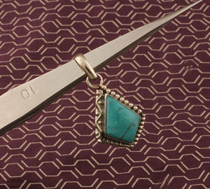 Colgante Vintage de Ojo de Tigre Natural, Plata de Ley 925, Chapado en Platino, Collar con Dije, Joyería Fina al por Mayor - Product Image 3