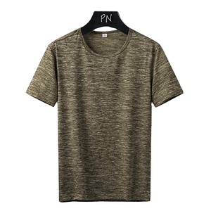 T-shirt pour femme en mélange de coton et de polyester imprimé, jersey simple tricoté, séchage rapide, respirant, motif imprimé personnalisé, OEM - Product Image 4