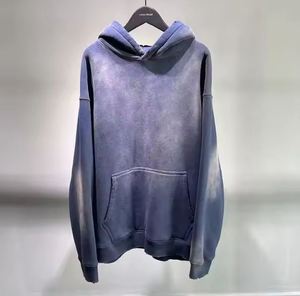 Sweat-shirt à capuche pour homme, style rétro, tissu doux, pull-over, vêtements décontractés chauds, streetwear, pour la vente en gros - Product Image 2