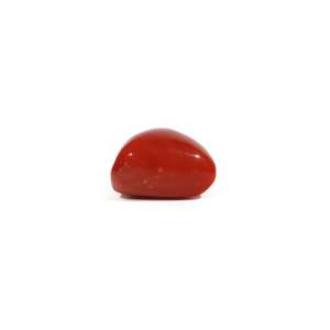Natural Red Coral Loose Gemstone 7.35 Carat Raw Crush Shape for Fine Jewelry - Product Image 3