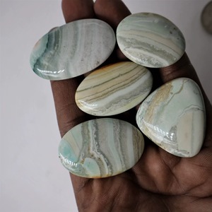 Cabujón Suelto Natural Mexicano del Caribe, Gema de Calcita del Caribe Pulida a Mano, Cabujones de Cuarzo Curativo al por Mayor - Product Image 3