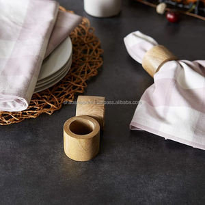 Servilletero de anillo de madera sostenible, servilletero hecho a medida, accesorios de cocina, el mejor servilletero a precio barato - Product Image 2