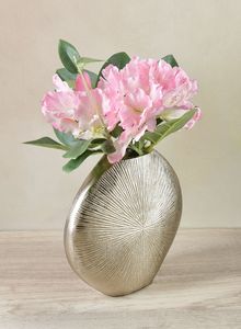 Contemporary Stainless Steel Tabletop <b>Vase</b> Rust Resistant Metal <b>Decorative</b> <b>Vase</b> for Modern Home Interior Design - Product Image 4