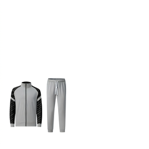 Latest Design Custom Plus Size Casual Wear 100% <b>Polyester</b> <b>Tracksuits</b> Pakistan Turn Collar Breathable Sweat-Wicking Fashionable - Product Image 4