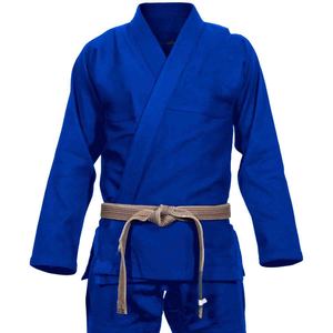 ชุดยูโดผ้าฝ้ายระบายอากาศ 100% ยี่ห้อ Factory's Pearl Weave BJJ Gi สำหรับผู้ใหญ่ ชุดยิวยิตสูขายส่ง - Product Image 1