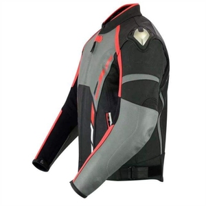 Chaqueta de Motociclismo de Cuero Estampada de Secado Rápido para Invierno, Manga Larga, de Alta Calidad para Hombre - Product Image 2