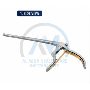 คีมจับเนื้อเยื่อสำหรับการผ่าตัดกระดูกและเส้นประสาทแบบตรง ยี่ห้อ Al Mida Healthcare สำหรับการถอด Nucleus Pulposus ได้รับการรับรองมาตรฐาน CE - Product Image 1