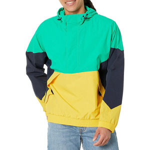 เสื้อแจ็คเก็ตกันลมผู้ชายแบบมีฮู้ด น้ำหนักเบา ผลิตจากไนลอน 100% ป้องกันลม เหมาะสำหรับกิจกรรมกลางแจ้ง เดินป่า และการเดินทาง - Product Image 1