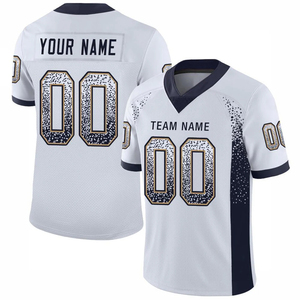 Maillot de football américain unisexe personnalisé à manches courtes, séchage rapide, impression numérique, logo personnalisé, couleur personnalisée, coupe ample, pour tous - Product Image 1