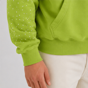 Anti Wrinkle Men <b>Rhinestone</b> <b>Hoodies</b> Breathable Casual Wear Latest Design <b>Rhinestone</b> <b>Hoodies</b> With Custom Logo/Color - Product Image 5
