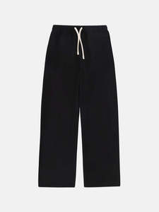 Pantalones Deportivos de Pierna Recta de Algodón con Logotipo Personalizado Bordado, Pantalones Anchos con Cordón, Lavado Ácido, Falso Algodón, 360 GSM, para Hombre - Product Image 3