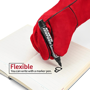 Guantes de Trabajo Industriales de Piel de Vacuno Natural, Estilo Nuevo, Resistentes al Calor y a la Abrasión, para Soldadura - Product Image 6