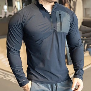 Custom Muscle Fit <b>Men's</b> Gym T-Shirt Manufacturer Compression Eco-Friendly Anti-Wrinkle Breathable Four Way <b>Stretch</b> Polyester - Product Image 6