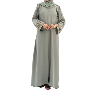 Modest Abaya Apparel Full Length Long <b>Dress</b> Clothing Manufacturer Wholesale Supplier Custom Garment Production - Product Image 2