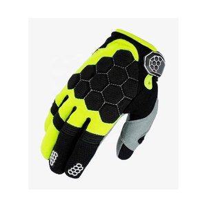 Guantes de Motocross Sublimados con Logotipo Personalizado, Guantes de Cuero Artificial Duraderos para Motociclismo, Transpirables y de Protección para Carreras - Product Image 1