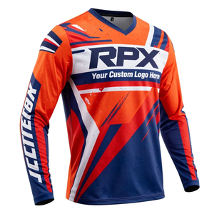 Jersey de Motocross Personalizado de Poliéster para Carreras, Jersey Premium para Motocross Todoterreno, para Adultos - Product Image 2