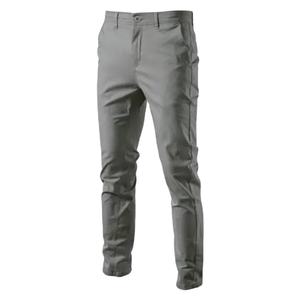 Pantalón Chino 100% Algodón para Hombre, Corte Clásico Ajustado, Pantalón Casual, Venta al por Mayor, Calidad de Exportación OEM, Diseño Personalizado, Nuevo Diseño - Product Image 1