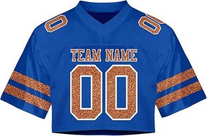 เสื้อครอปผ้าเจอร์ซีย์ตาข่ายพิมพ์ลายทันสมัยสำหรับผู้หญิงไซส์พลัส ดีไซน์ระบายอากาศน้ำหนักเบา เหมาะสำหรับขายส่งเสื้อแฟชั่นสำหรับร้านค้าปลีก - Product Image 5