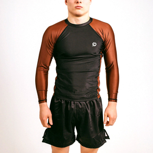 Reasonable Price Solid Color <b>Men</b> <b>Rash</b> <b>Guard</b> New Arrival Custom Design Breathable Material Made <b>Men</b> <b>Rash</b> <b>Guard</b> - Product Image 1