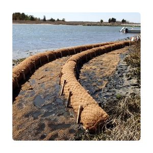 TOP QUALITY Coir Log For Heavy Duty Silt Control 100% Natural Wood Pure Clean Safe Industrial Grade Soil <b>Stabilization</b> Tool - Product Image 3