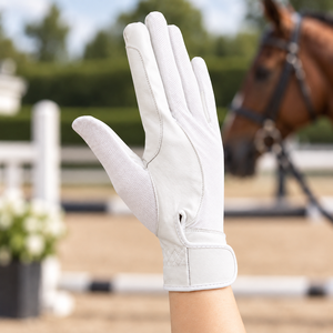 Fournisseur en gros de gants d'équitation en cuir de haute qualité pour l'hiver, respirants et antidérapants, pour le sport équestre en plein air - Product Image 4