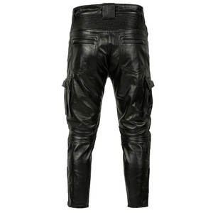 กางเกงหนังผู้ชาย ดีไซน์ทันสมัย หรูหรา หนังนุ่ม ทนทาน ตะเข็บเย็บประณีต เหมาะสำหรับใส่ทำงาน ใส่ลำลอง และใส่กิจกรรมกลางแจ้ง - Product Image 4